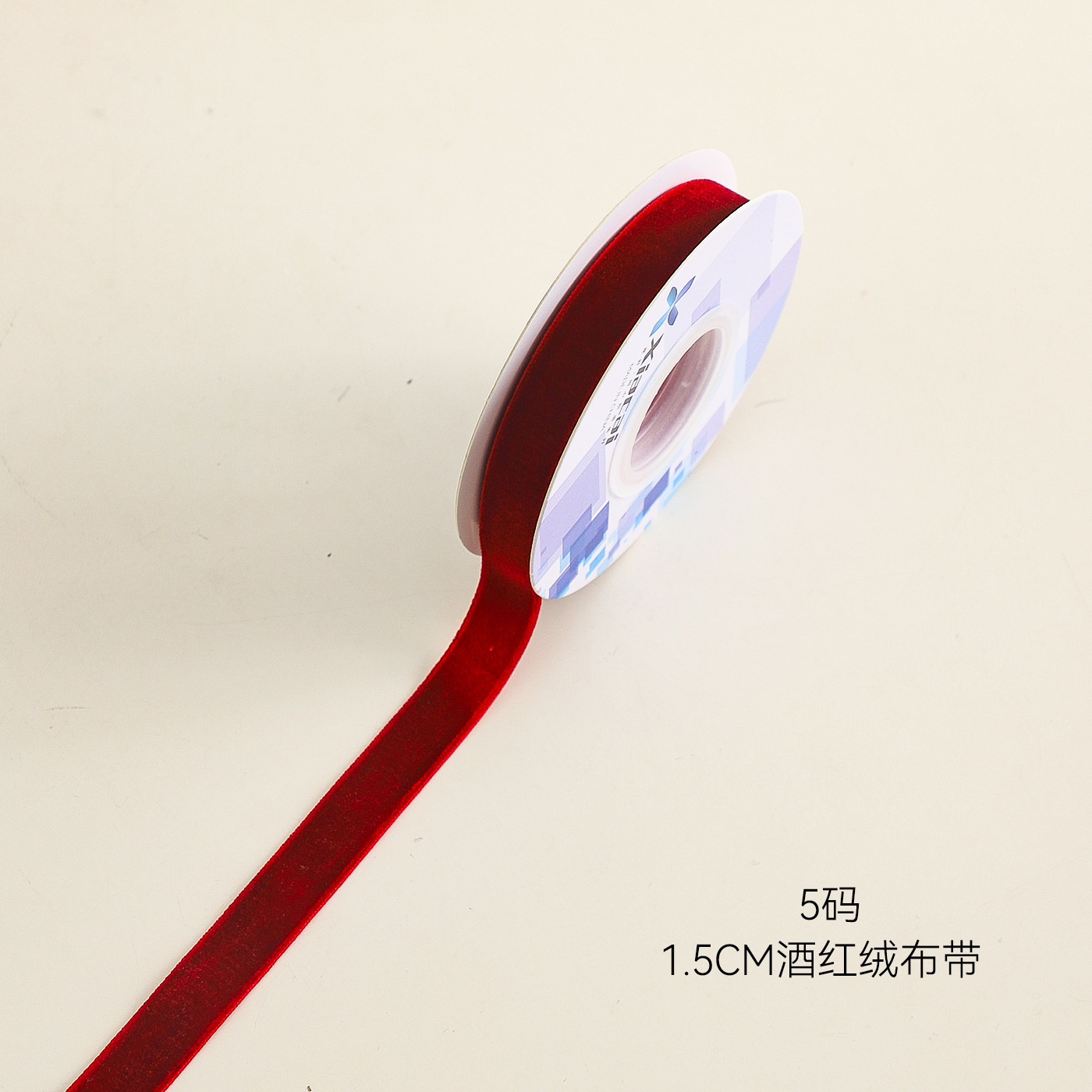 Navidad de siete colores cintas de terciopelo decoraciones de fiestas de mariposa cintas de embalaje de flores cintas de flores