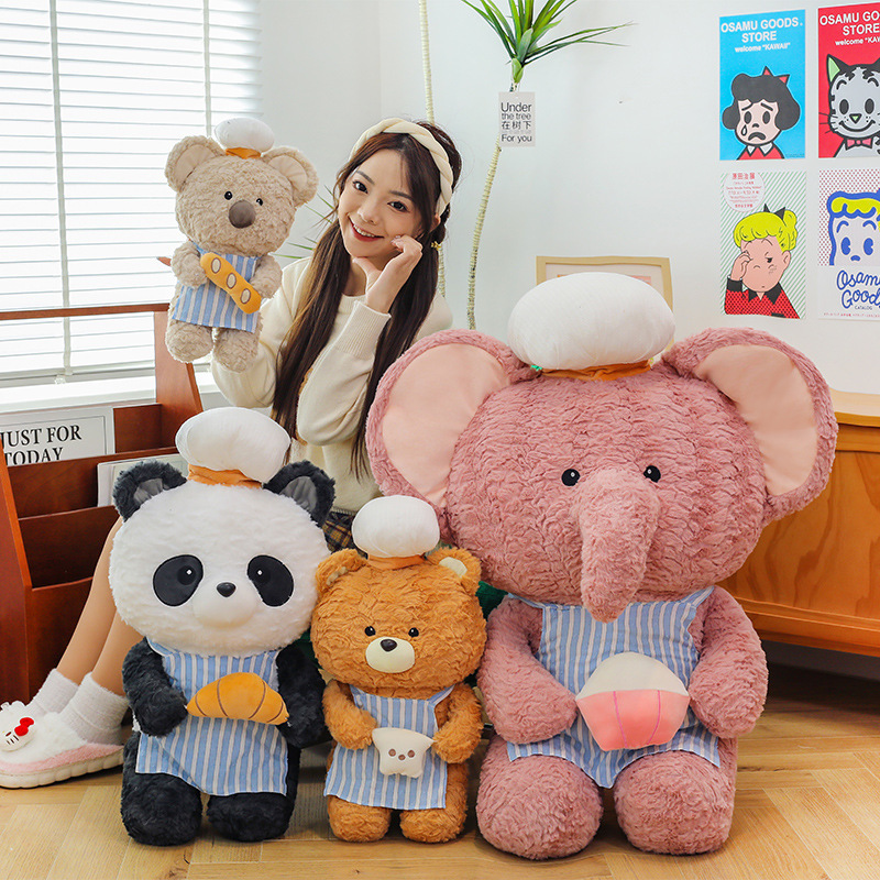 クロスボーダーベーキング人形ぬいぐるみクマ人形パンダ人形コアラ象の森人形子供のギフト|undefined