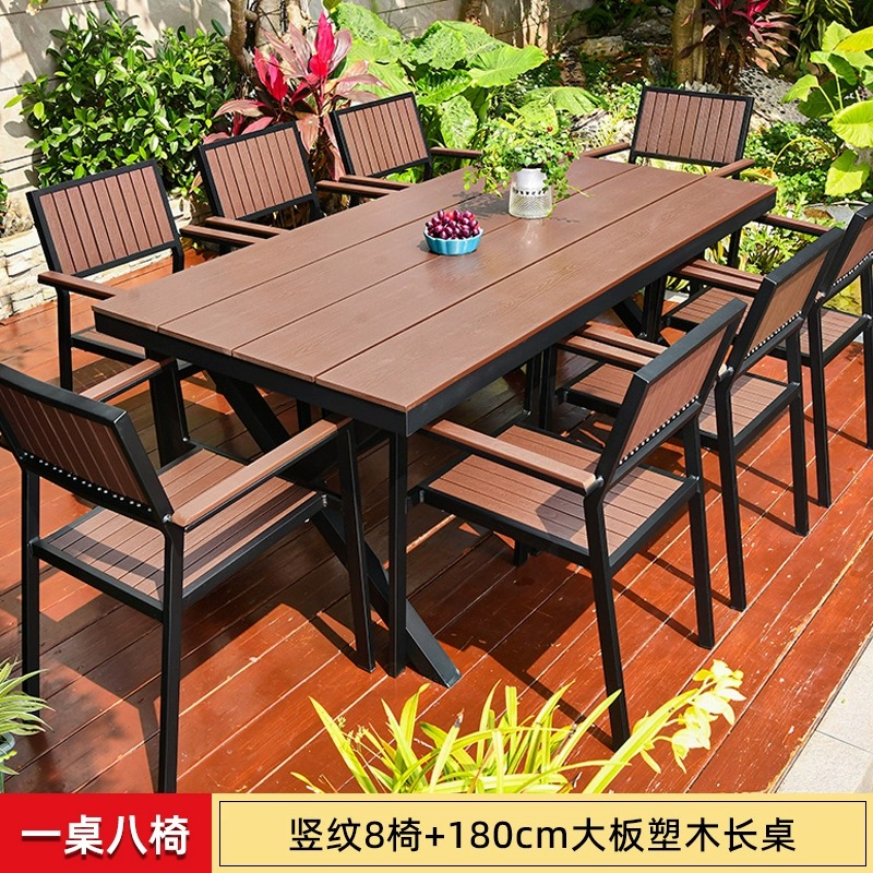 세로무늬의자 : 8+1 [180*90cm 대형판 롱테이블]