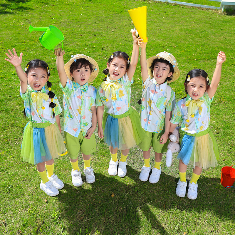 六一儿童表演服装小学生运动会开幕式啦啦队演出服幼儿园舞蹈班服