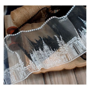 18cm wide gauze lace embroidery fabric lace clothing material diy hand account handbag handmade decorative accessories