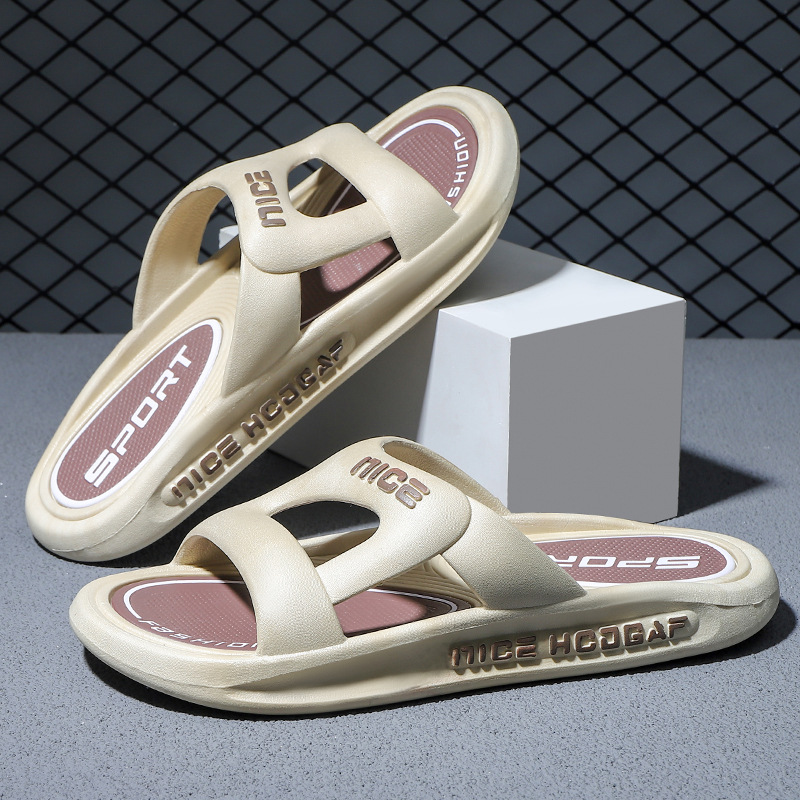 Zapatillas para hombres y mujeres antiolor fondo grueso interior baño doméstico antideslizante pareja de baño para usar zapatillas frías para hombres y mujeres