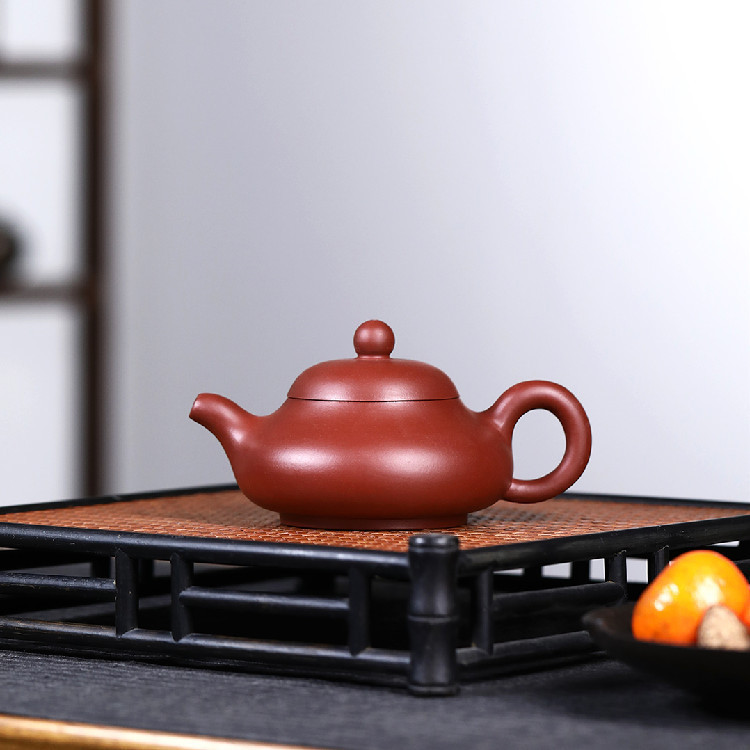 宜興紫砂壺名家手描き原鉱大紅袍経典玉乳紫砂茶器|undefined