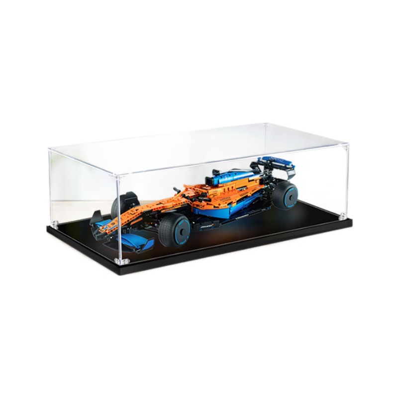 Suitable for Lego 42141 Mclaren F1 Racing Car Acrylic Display Box Transparent Dust Box Hand-Made Storage Box