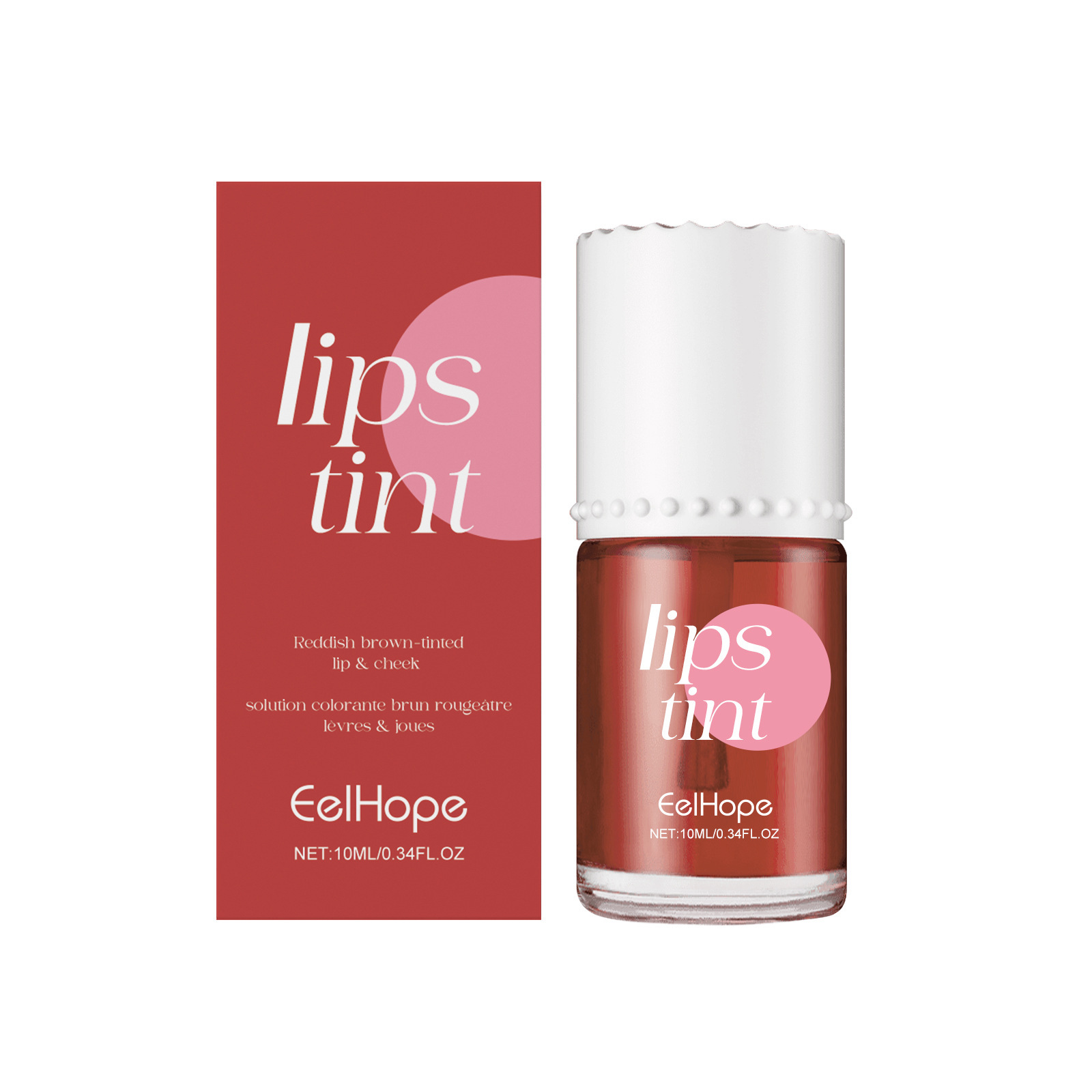 EELHOPE lips and cheeks water lubricant (nudo melocotón), color ligero, maquillaje y lubricante.