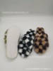 Plush oblique belt, open -toe slippers, four seasons slippers Hangzhou manufacturer supply source factory