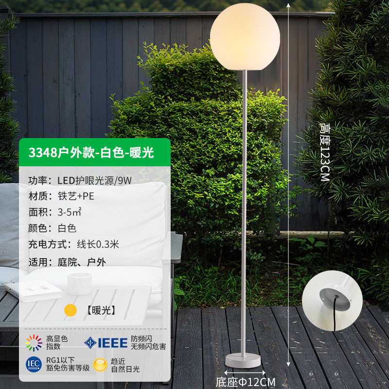 Luz cálida blanca de 123cm - 9w de altura
