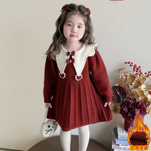 Ůͯ���L��ë��ȹ��2025������Сͯ�Ӻ�ᘿ�ȹ�����^��tɫ���ȹ