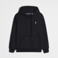 Pullover style black with white label