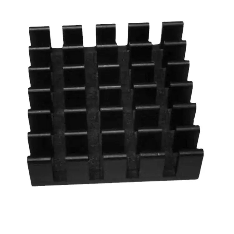 20*6*20剖槽黑色铝型材散热器散热片铝合金芯片元器件散热铝制