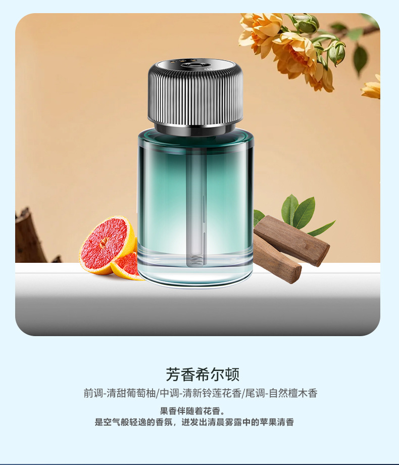 Car Aromatherapy Car Perfume Star Top Car Intelligent Incense Sprayer Spray Creative Decoration High-end Car Supplies