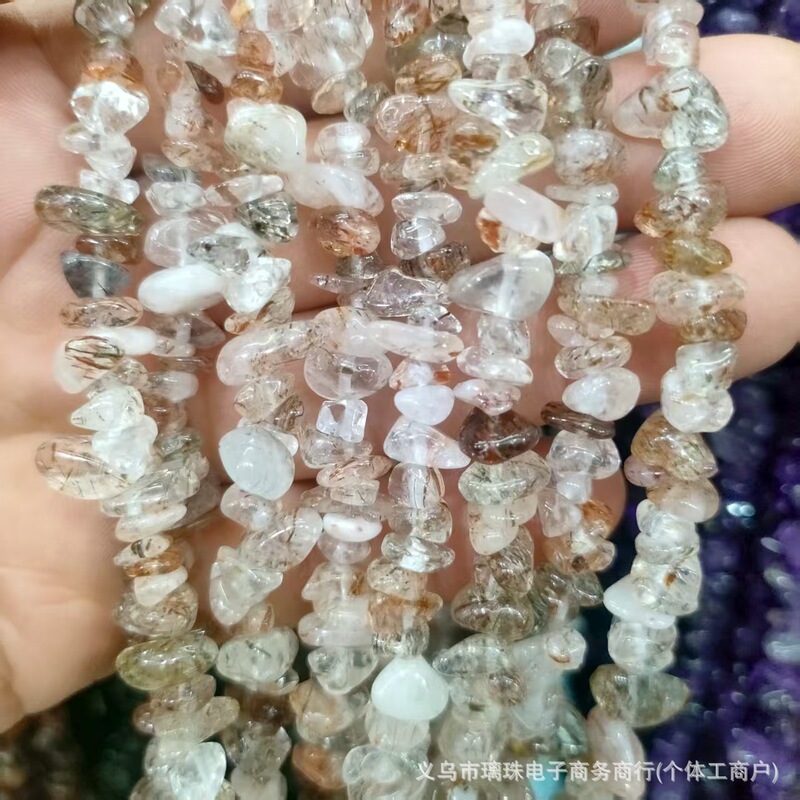 天然水晶瑪瑙砂利原石 diy ジュエリーアクセサリーブレスレットビーズクリスタル消磁石砂利卸売|undefined