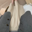 「3色可选」气质复古pu皮<font red=H>裙</font>女2021秋冬设计感小众宽松a字<font red=H>半身</font><font red=H>裙</font>