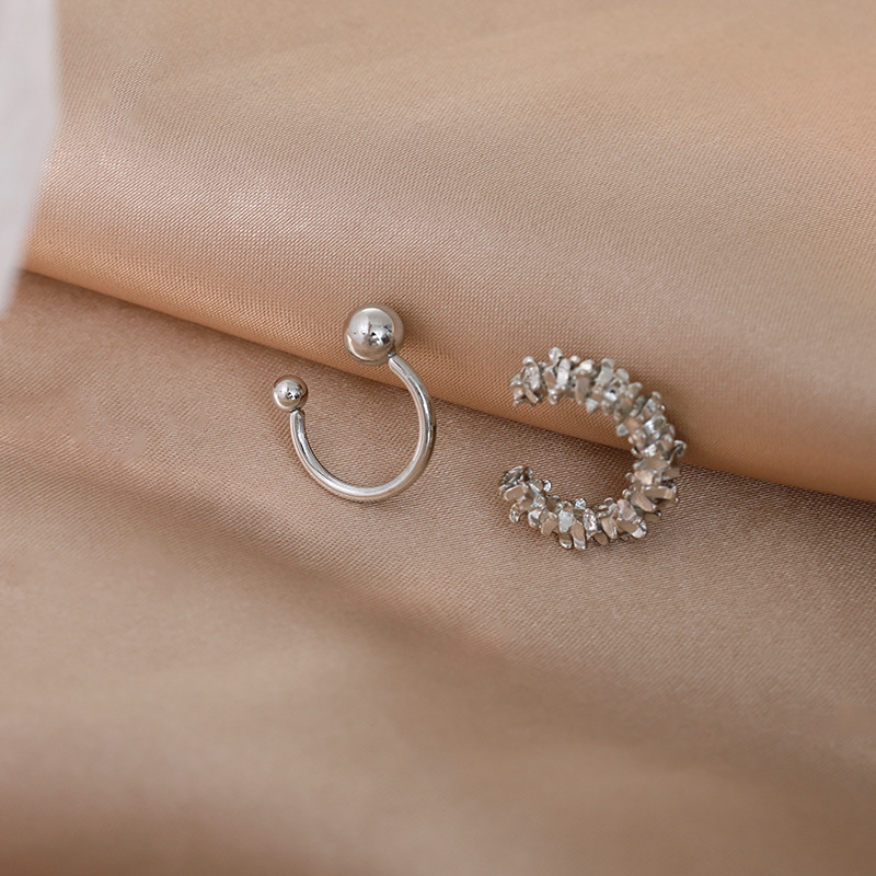 C Shape Pattern Wholesale Jewelry Simple Style C Shape Metal No Inlaid Plating Earrings