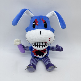 跨境新款Bon the Rabbit Plush 游戏周边恐怖兔子毛绒玩偶公仔-阿里巴巴
