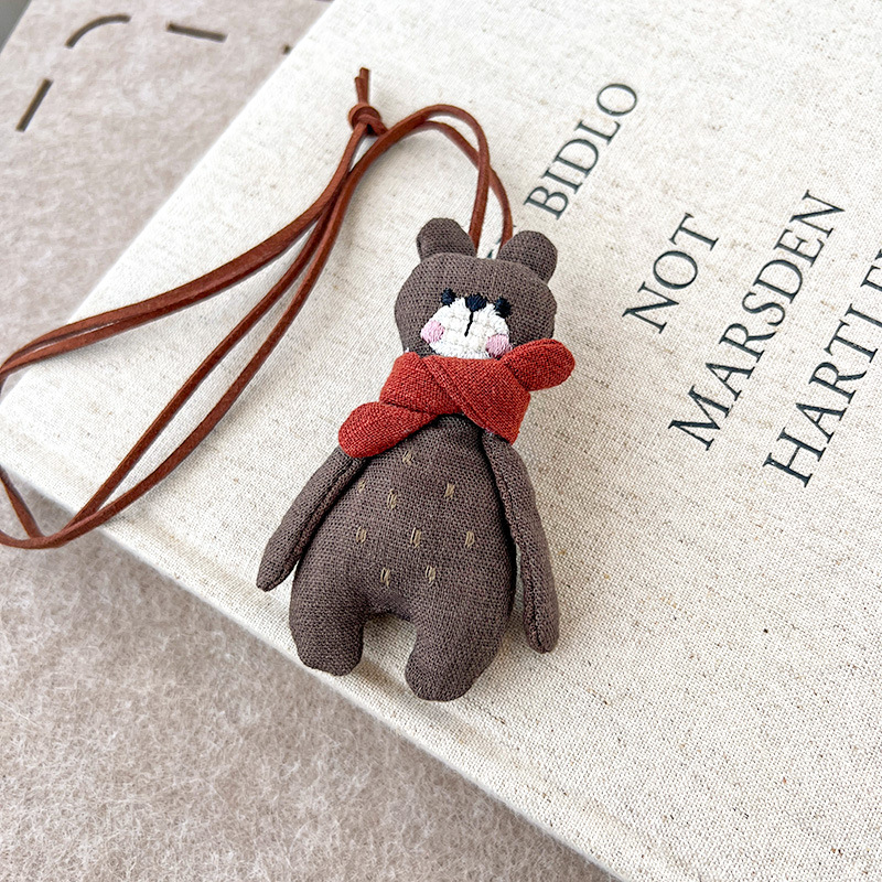 8 # bufandas marrones collar de oso