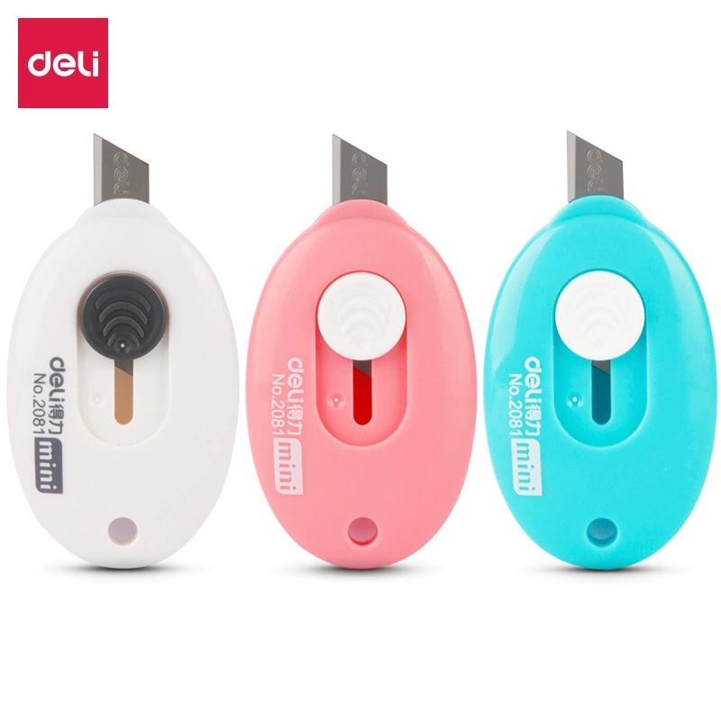 Deli 2081 художественный нож маленький размер портативный мини-нож брелок Экспресс-нож бумажный нож оптом