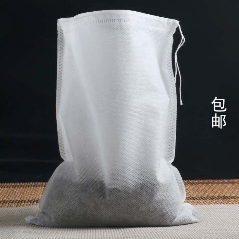 漢方薬煎じ袋、足湯薬粉フィルターティーバッグ、使い捨て不織布煮込みスープ調味料袋|undefined