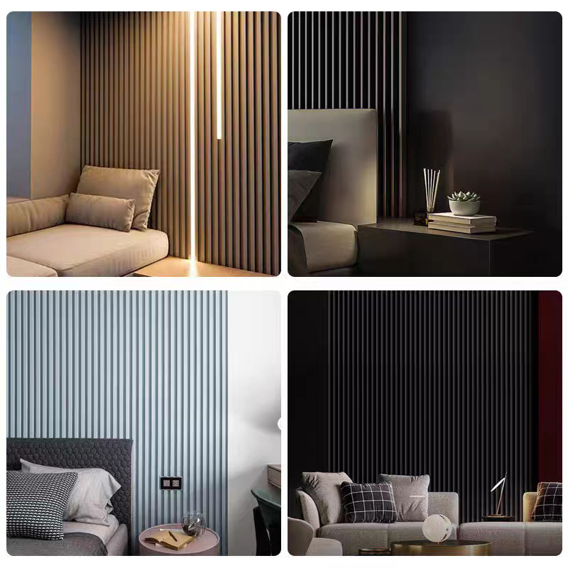 Panel Decorativo de Rejilla 160 de Fibra de Bambú para Pared de Fondo y TV