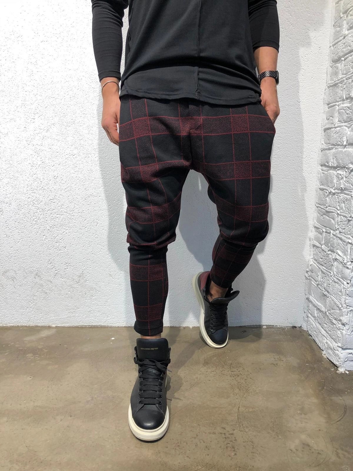 Plaid Trousers 1