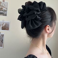 双面泡泡抓夹蓬松显发量鲨鱼夹盘发头饰发卡感大发夹女后脑勺
