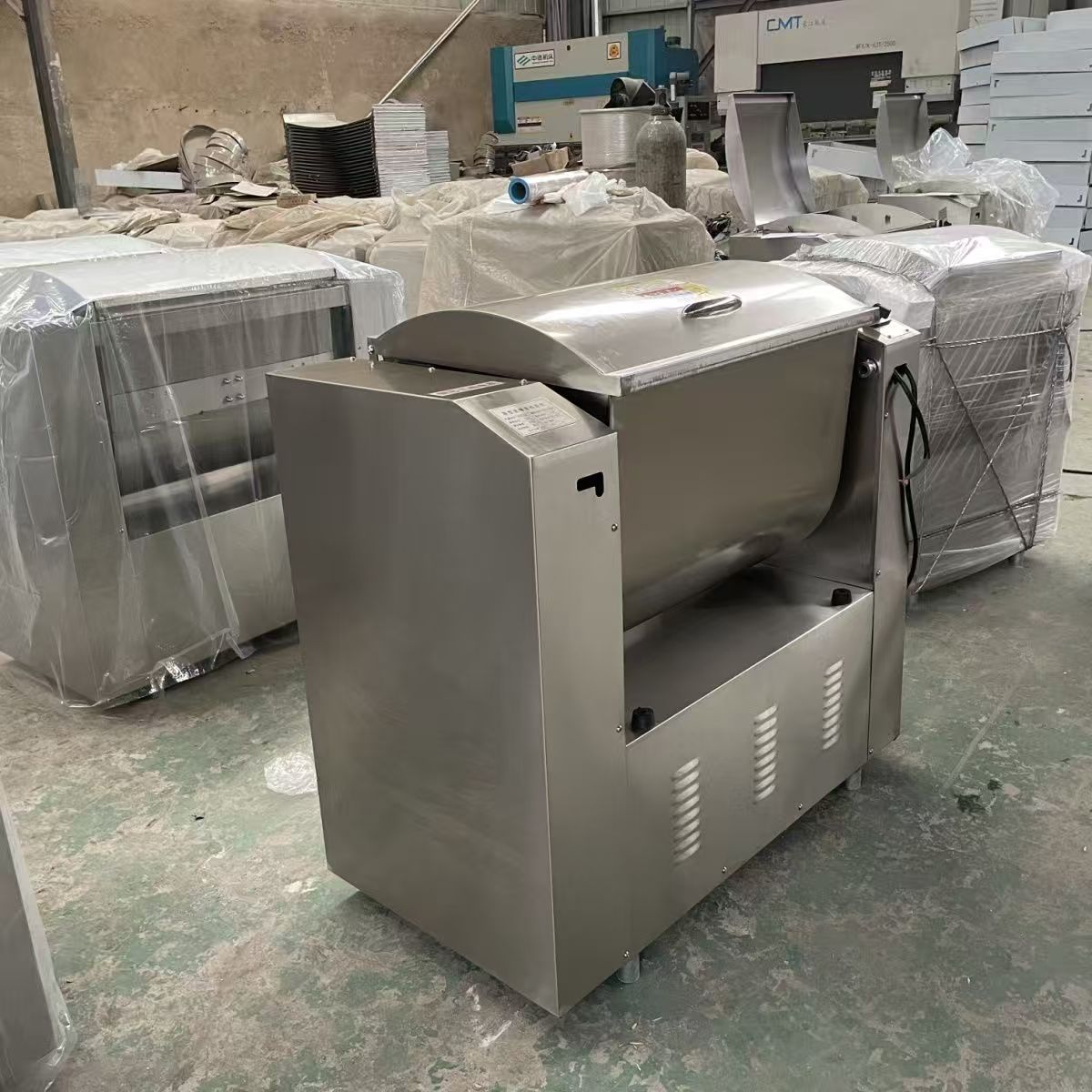 Commercial dough mixer stainless steel, fully automatic, silent