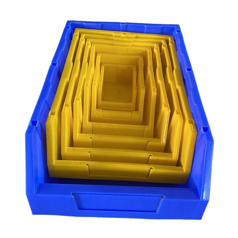 厂家现货A5A4A3A2A1A6A7斜口箱 货架物料箱 五金电子元件箱