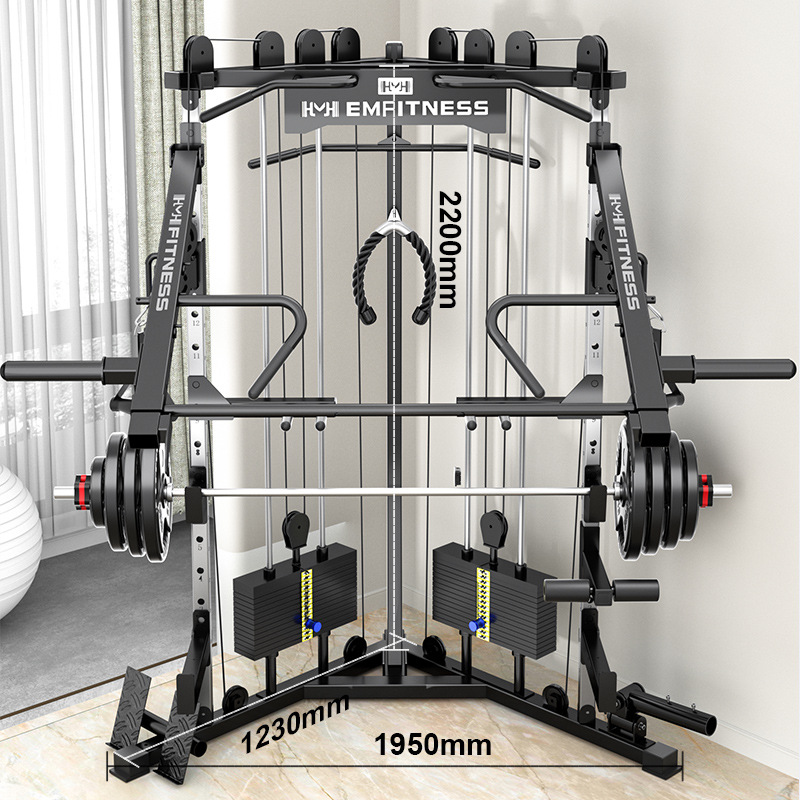 Entrenador de pájaros pequeños para ejercicios de fitness multifuncional para el hogar dispositivo de entrenamiento integral para el hogar dispositivo de abrazadera de pecho combinación de marco de cuclillas