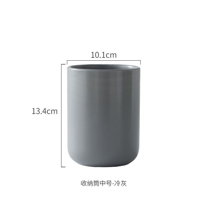 Tubo de almacenamiento mediano-gris mate