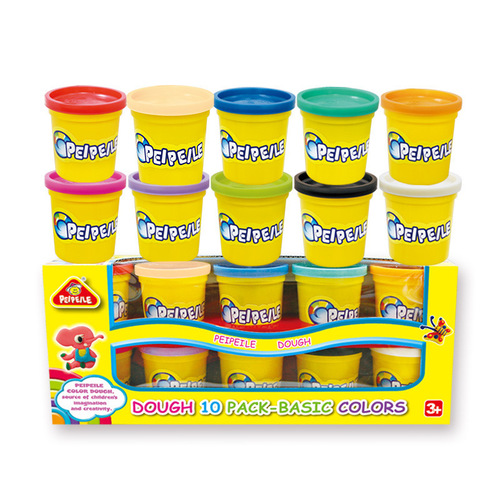 Children's non-drying clay 10 colors large cup clay DIY handmade clay wheat clay refill toys wholesale