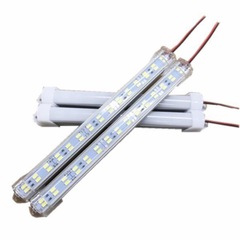 Led 12v低圧ハードランプバー24ボルト5730ダブルライトバーu型スロットカウンター棚ショーケース夜市ライト