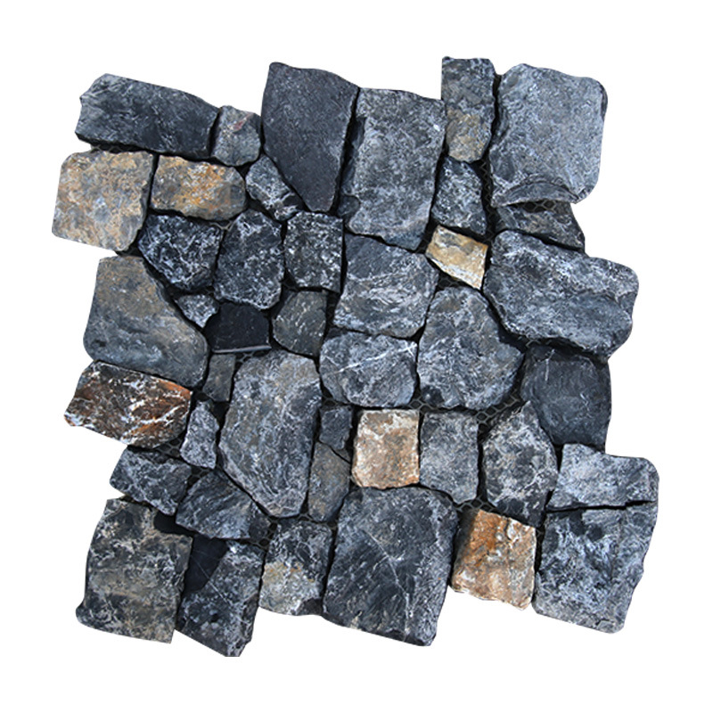 Piedra cultural natural, piedra rota, pared de fondo, superficie natural, piedra en bruto, superficie de pared interior y exterior, grietas de hielo, escamas caóticas irregulares