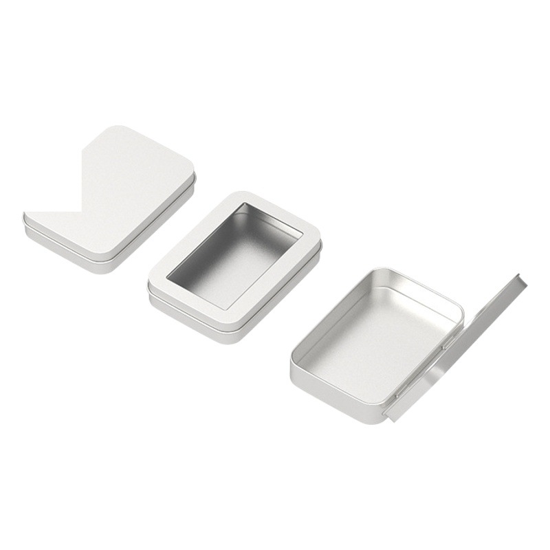Cajas rectangulares de hojalata al por mayor con tapas, pequeñas cajas de hojalata en stock con tamaños completos, directamente del fabricante, productos populares recomendados para ventas transfronterizas.