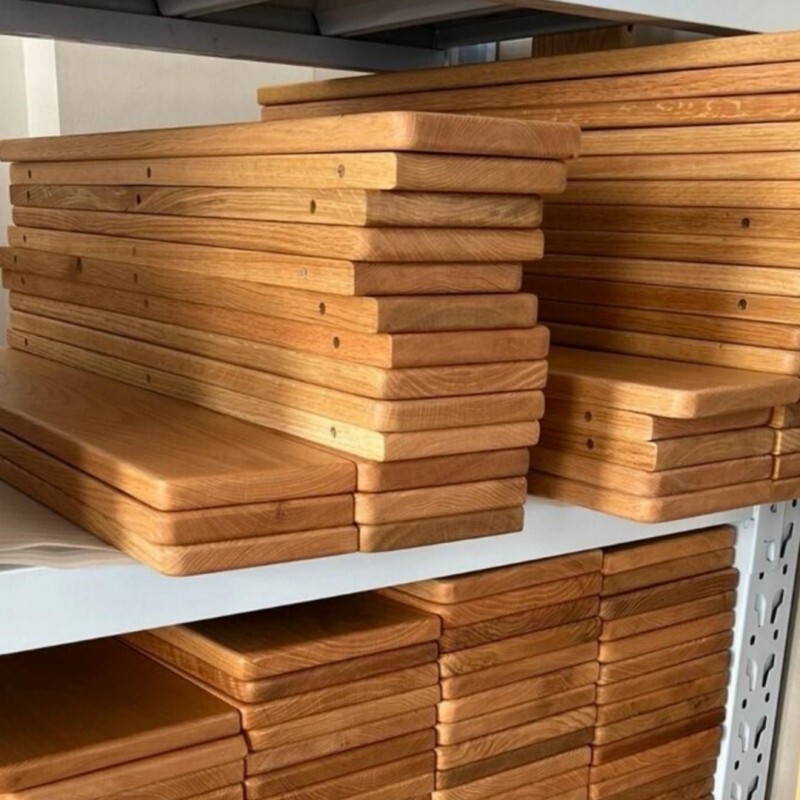 Single-Layer Partition Shelf Cherry Wood Solid Wood Wall-Mounted Shelf Living Room Tv Wall Bookshelf Wall Display Shelf