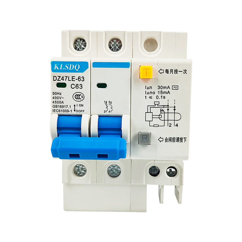 Household leakage protection switch DZ47LE-63/2P mini leakage circuit breaker full specification leakage switch