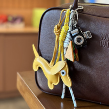 原创设计高级感包包挂件时尚挂饰汽车钥匙后视镜饰品串串组合闪光