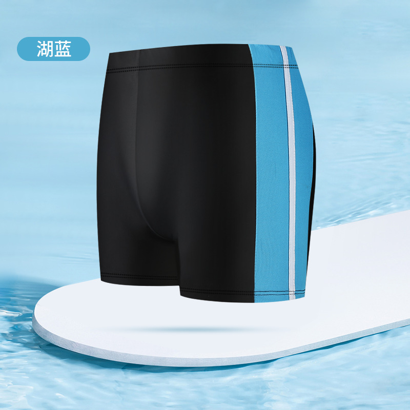 Bañador de los hombres directos de la fábrica anti-vergüenza boxeador moda Slim shorts verano playa vacaciones bañador en stock