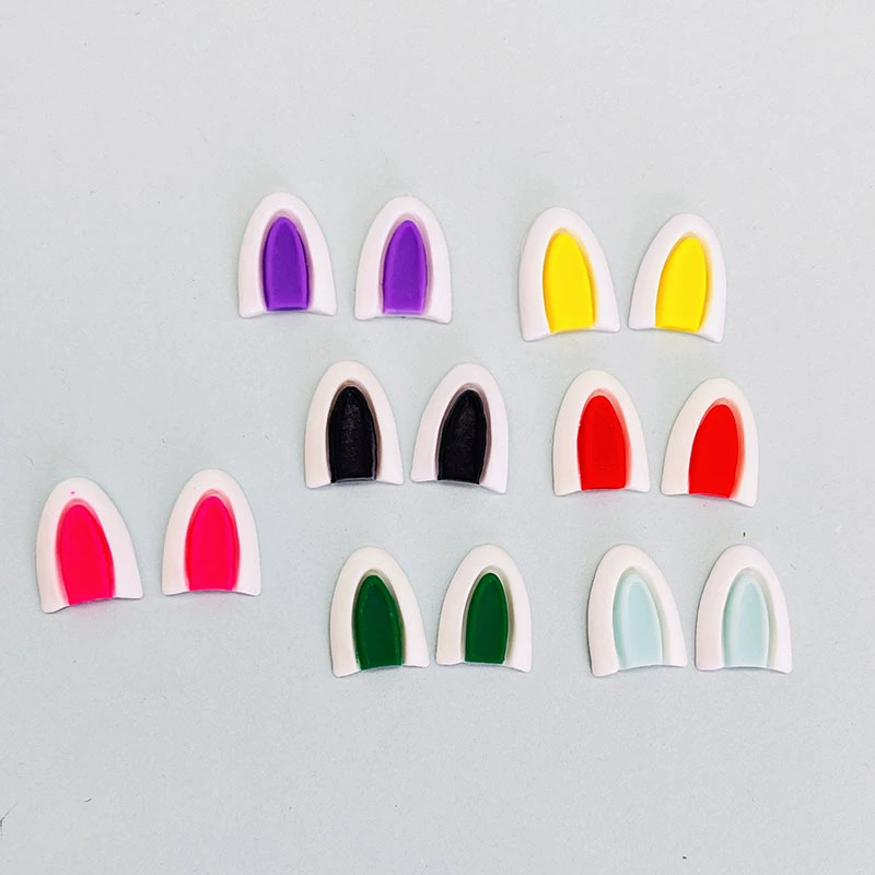 Новая серия полупригодных аксессуаров из смолы с ушками животных, аксессуары, меховые шарики, ювелирные изделия, соответствующие декоративные аксессуары, оптовая продажа