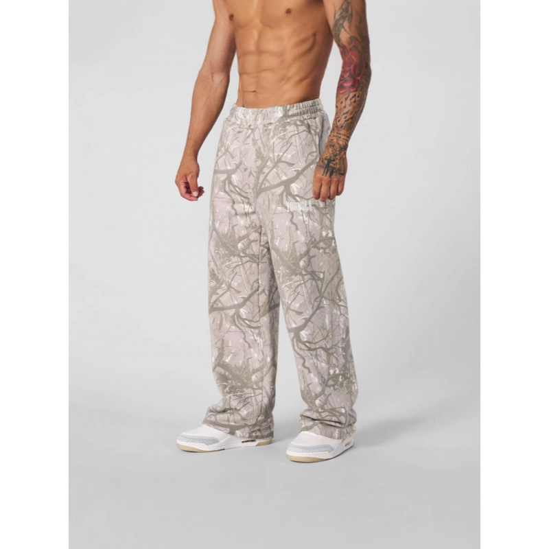 Cross-Border Hot Selling American Men's Trendy Casual Straight Camouflage Digital Printing Loose Sports Trousers