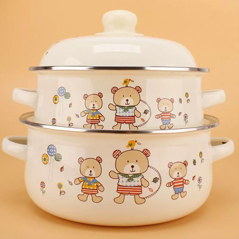 Lard enamel basin food grade thickened oil tank high temperature resistant large capacity meat oil kitchen household use can be stored in refrigerator
