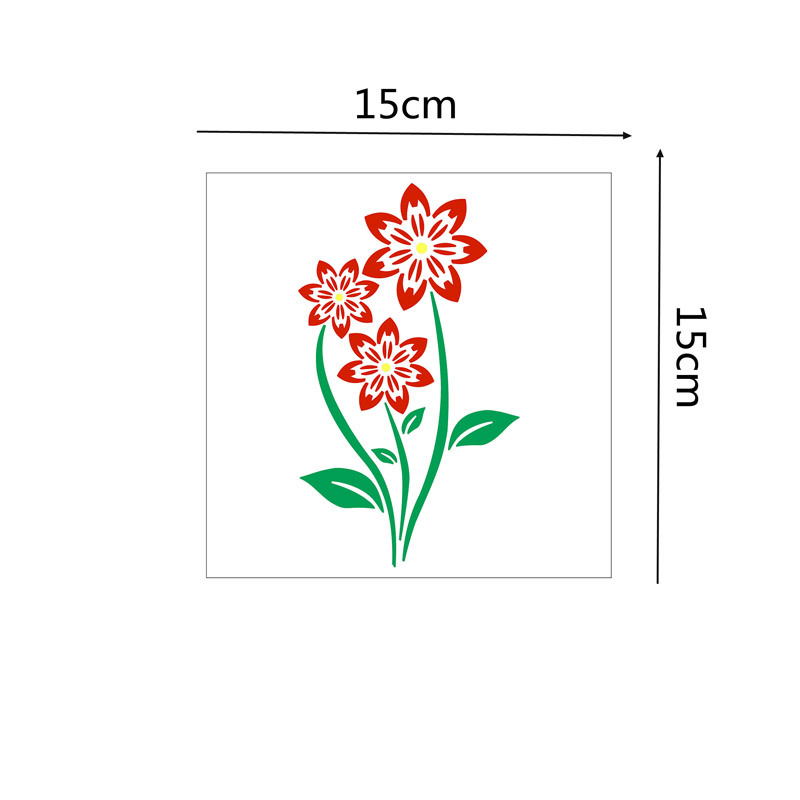 (Cross-border trading), template with sunflower extract, plastic spray, flowered, DIY 5