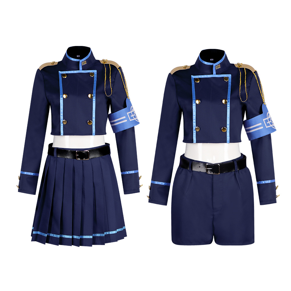 Azure Archives cos Suit Blue Archives Railway Twin College Suit Game Suit coplay Performance Suit Halloween