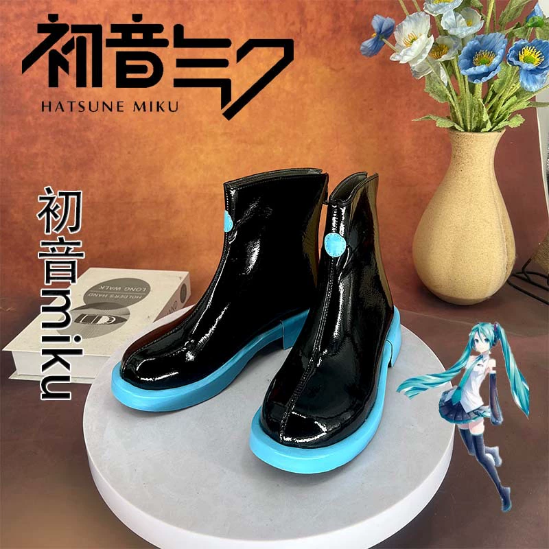 Мягкая обувь MIKUCosplay обувь из лакированной кожи сапоги девушка Лоли движется в течение долгого времени, чтобы показать обувь