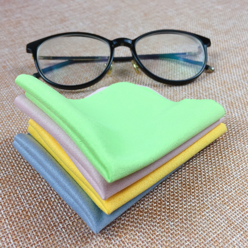Special glasses cloth suede does not hurt the lens wipe glasses Computer mobile phone screen can print logo