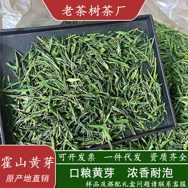 2025 New Tea Huoshan Huangya Yellow Tea Strong Aroma Tea Ration Tea 500g Bulk Quantity Large Quantity Preferential Price