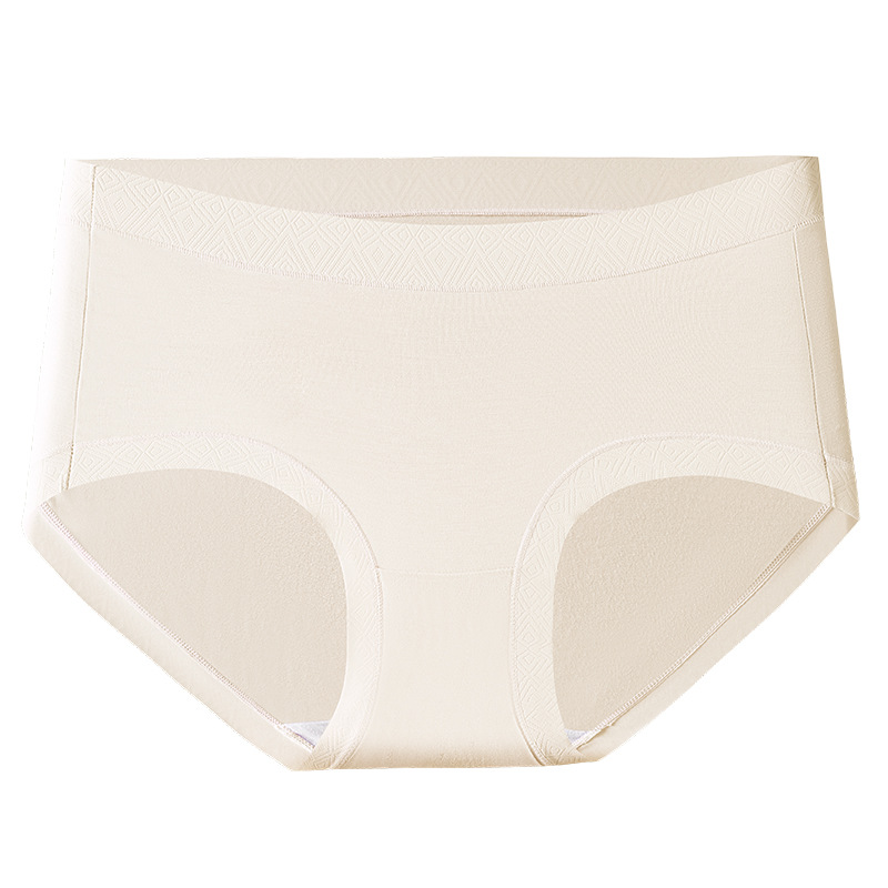60S superfino Modal ropa interior de mujer alta elástica 10A antibacteriana polilactato entrepierna cintura cómoda cabeza de pantalón de mujer image 5
