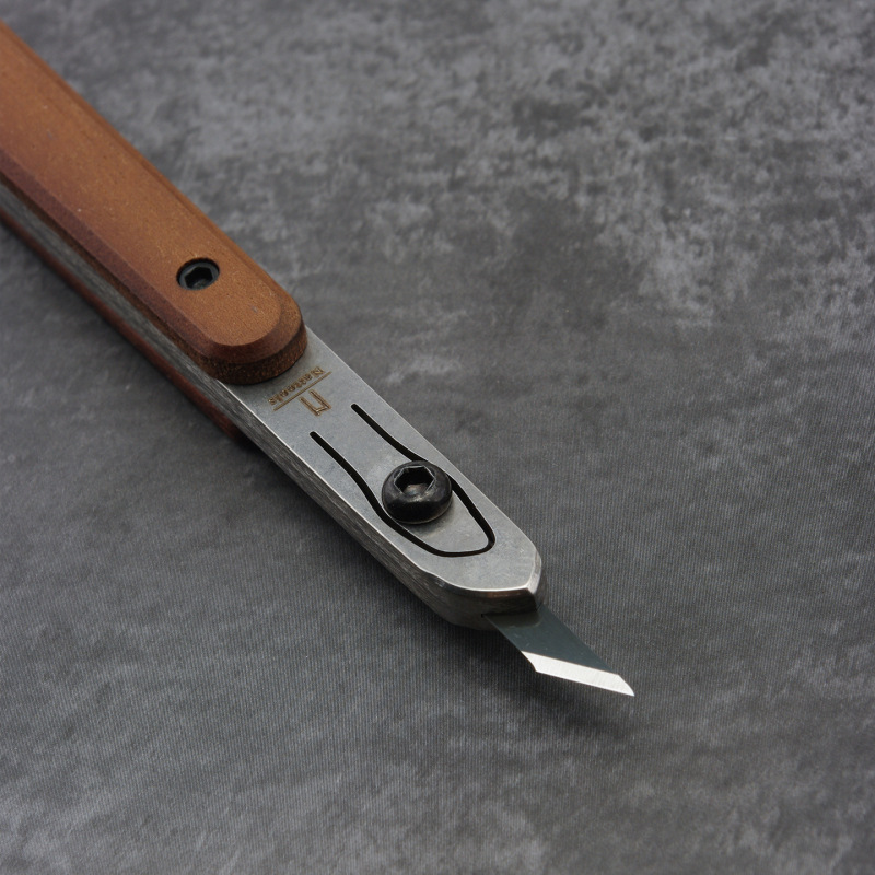 Nattools笔刀 雕刻刀 手工DIY自制皮具工具皮革刀 替换刀片T22|undefined