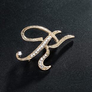 �W���r��Ӣ����ĸ����ˮ�M荺Ͻ��ػ����s���b���Ʒ�e�Brooch