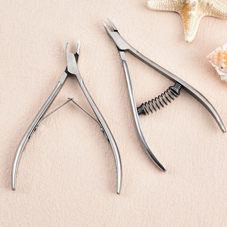 Tijeras para remover piel muerta de las uñas, diseño profesional de salón de belleza, alicates tipo cuchillo de boca corta estilo Ucrania.