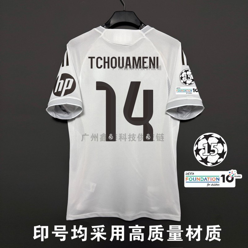 2526 レアル マドリード ホーム ジャージ No. 12 トレント No. 10 ムバッペ プレーヤー バージョン サッカー ジャージ 大人用 シングル トップ|undefined